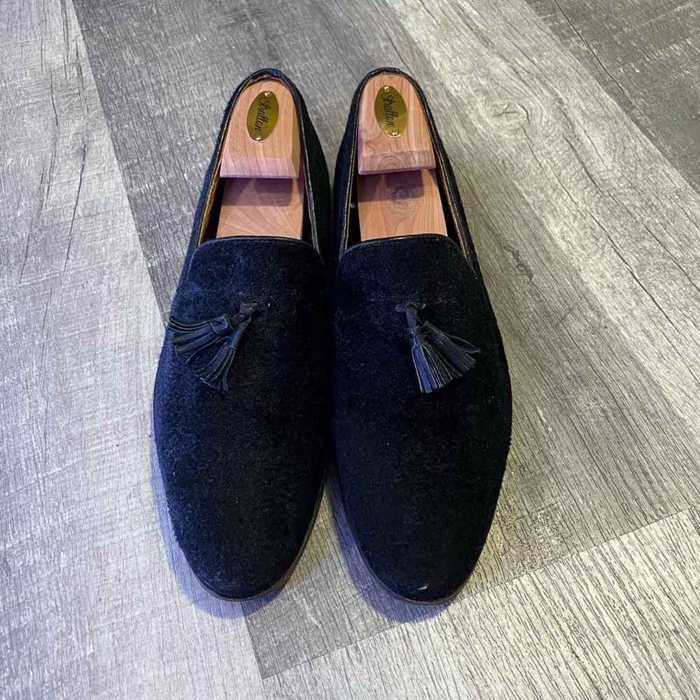 ASOS Velvet Tassel Loafer Slip On